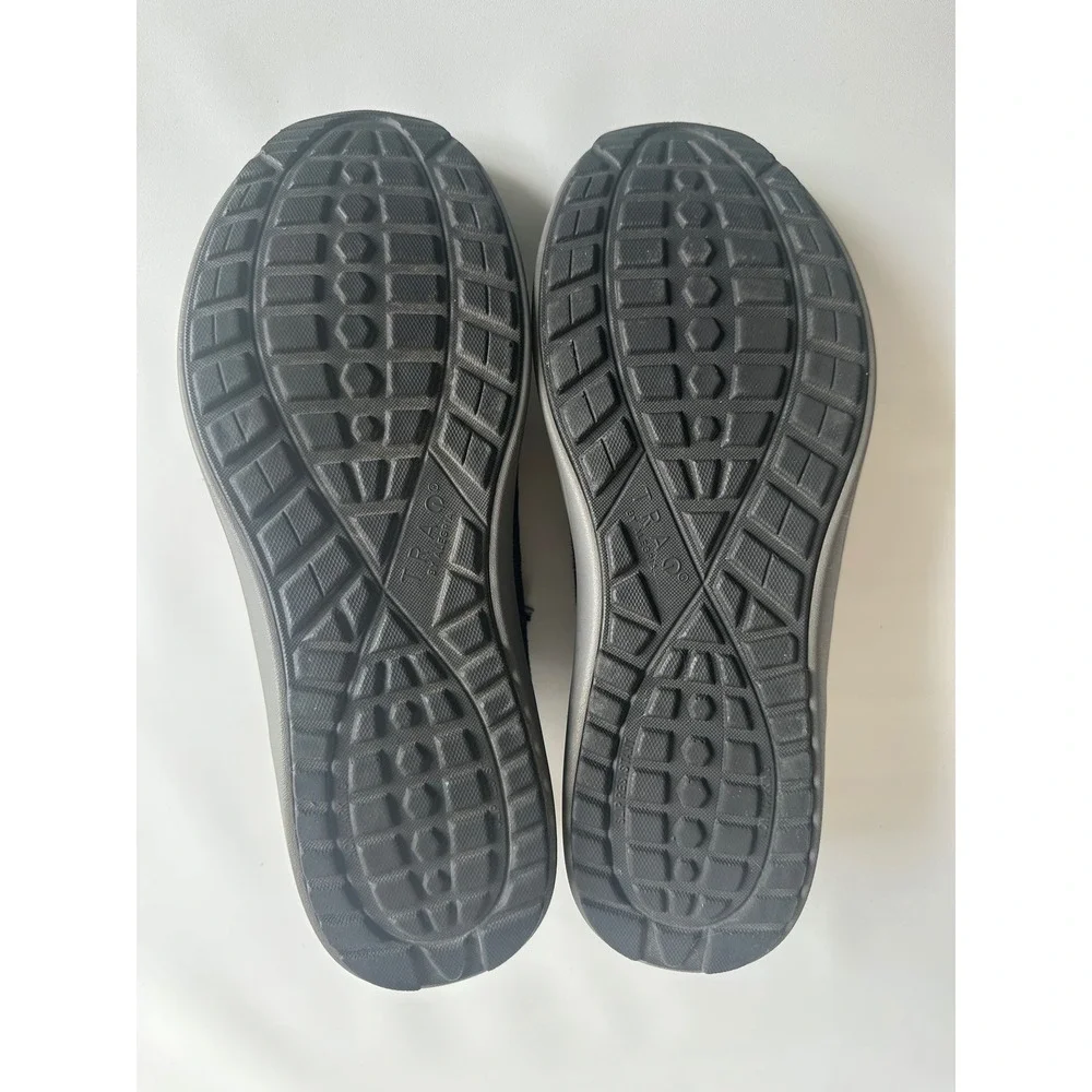 TRAQ by Alegria Black Knit Walking Shoes‎ Sneakers PEA-5050 Men's 42